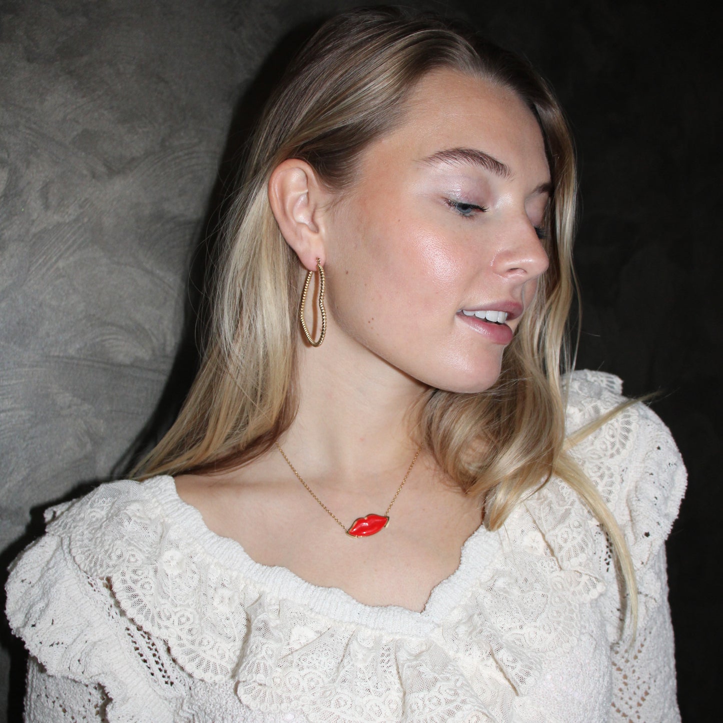 RED LIPS KETTING