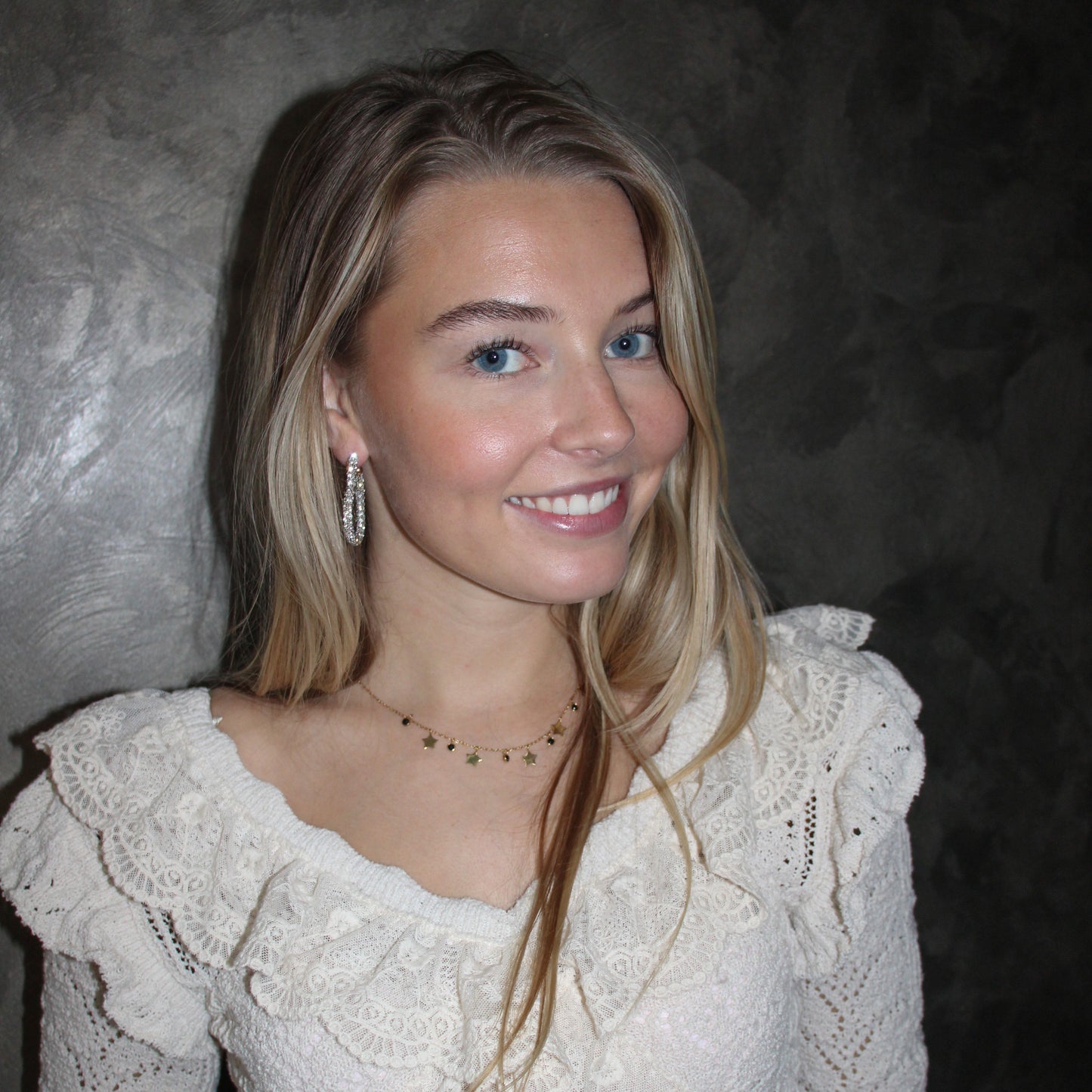 SPARKLING HEART ZILVER OORBELLEN