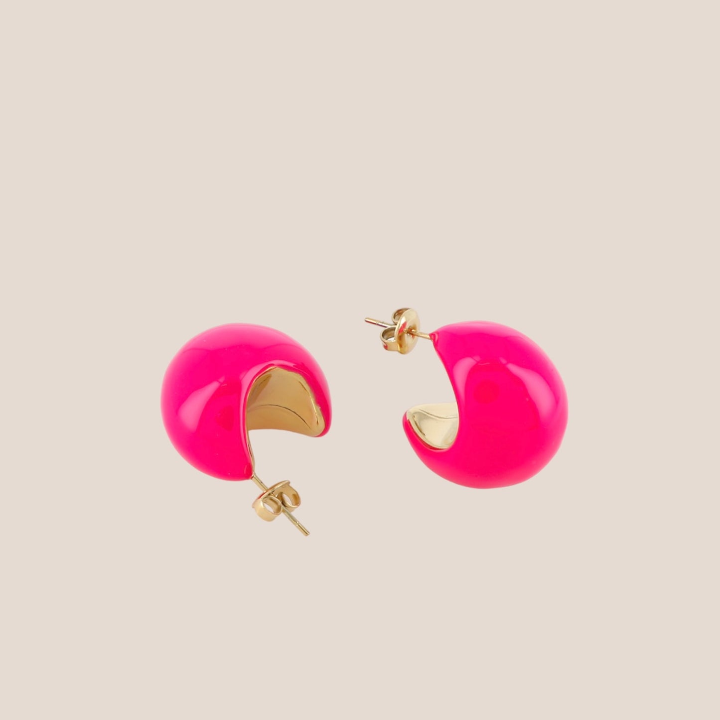 DRUP ROZE OORBELLEN