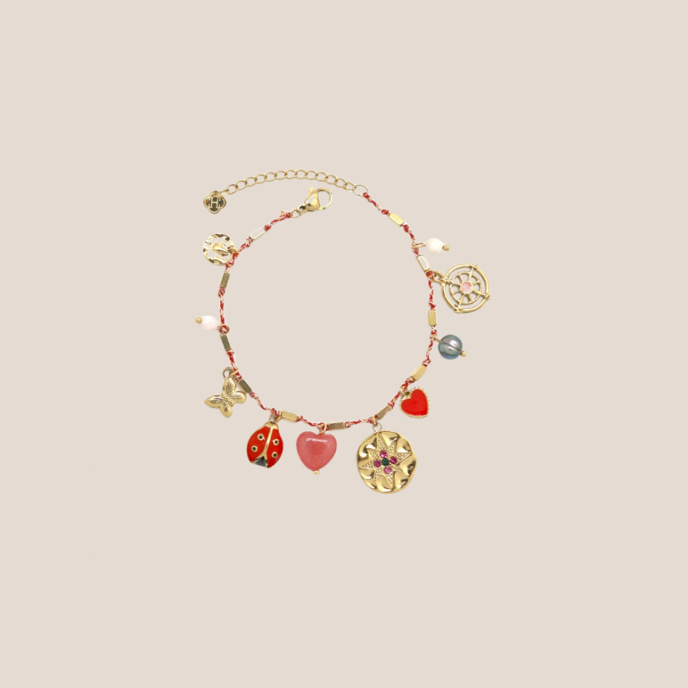 LADYBIRD ROZE BEDELARMBAND