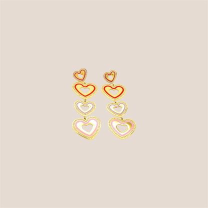 SPARKLING HEARTS OORBELLEN