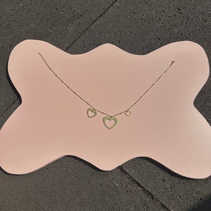 3 HEARTS KETTING