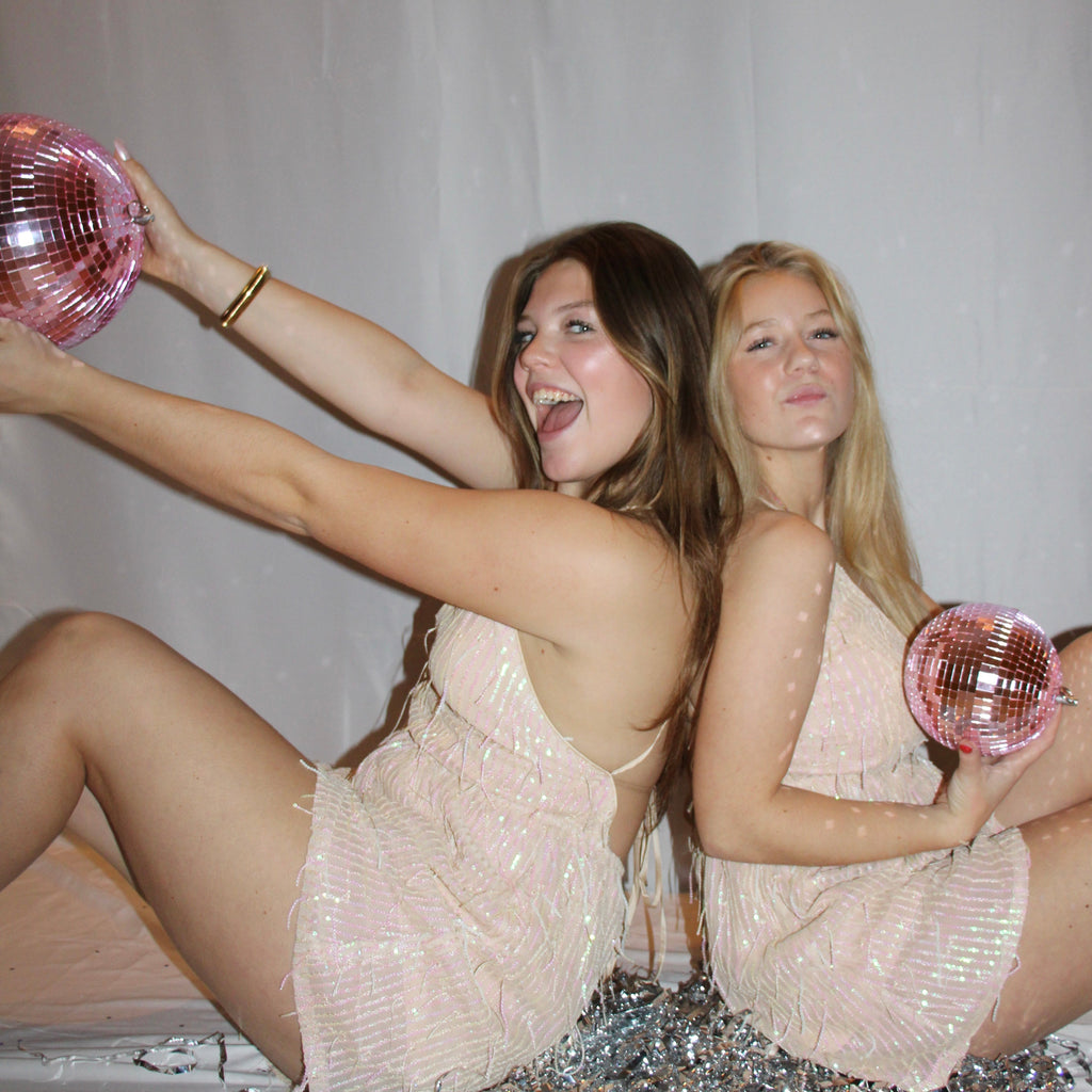 PLAYSUIT ROZE GLITTER
