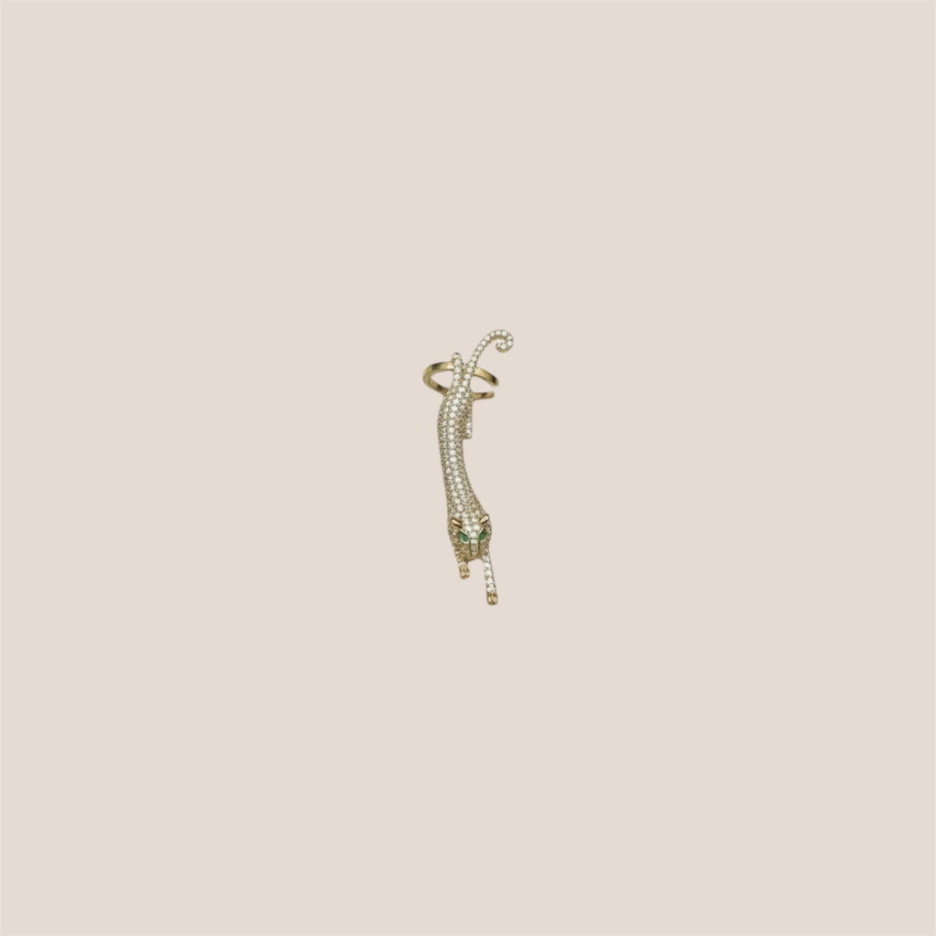 JAGUAR GOUD EARCUFF OORBEL