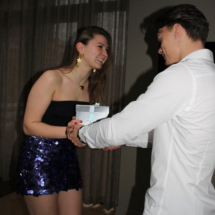 STARS GOUD OORBELLEN