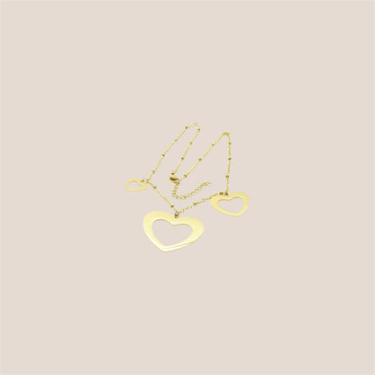 3 HEARTS KETTING