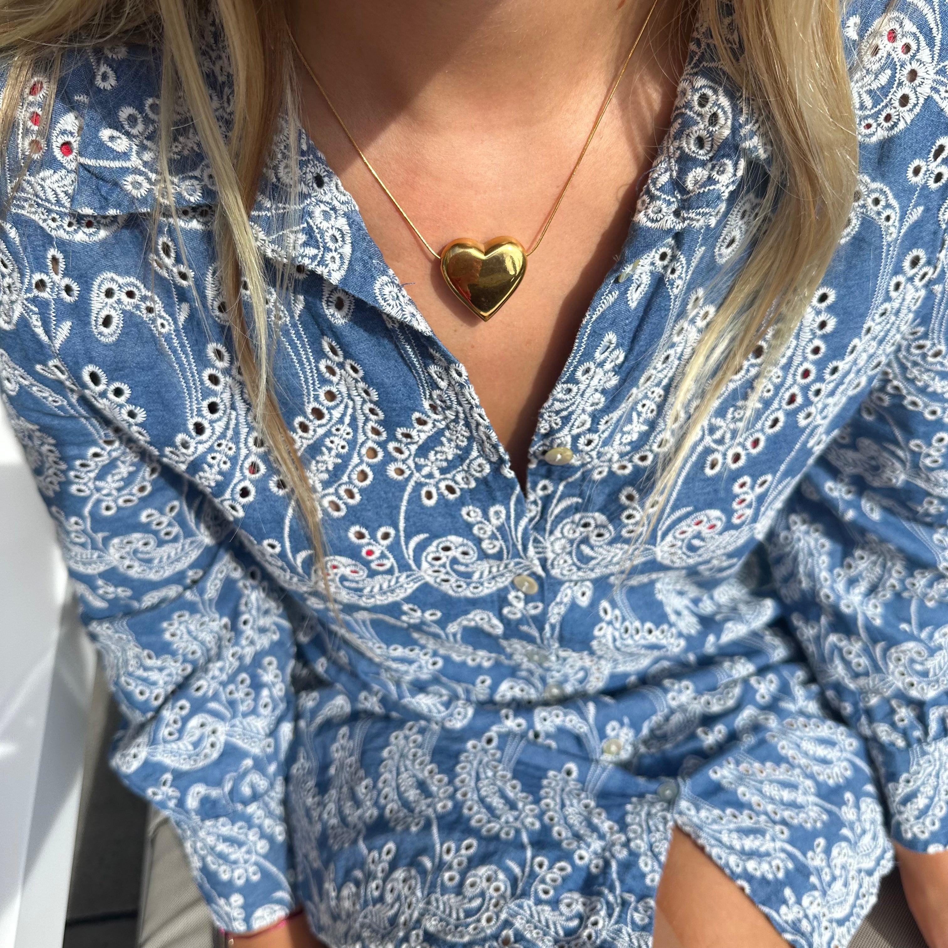 BIG HEART GOUD KETTING