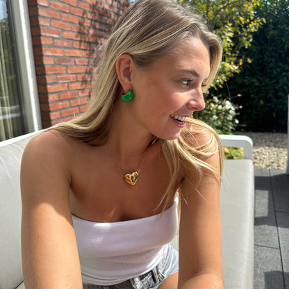 DRUP GROEN OORBELLEN
