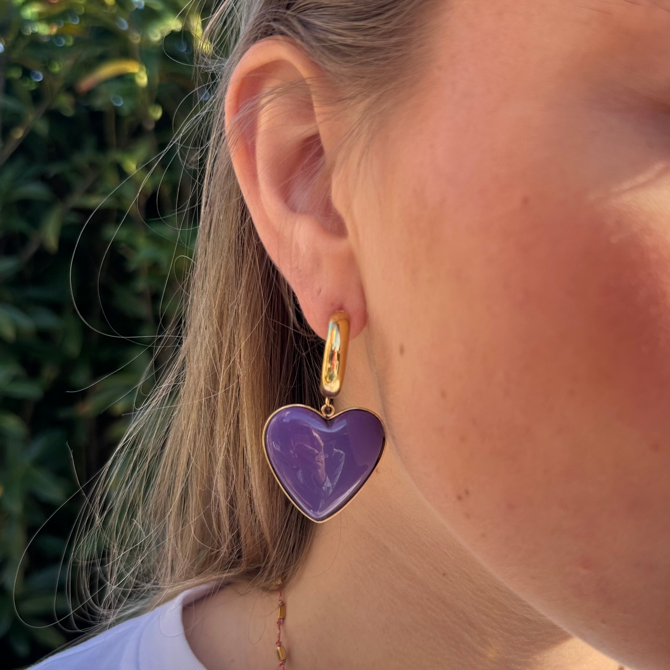 LOVEHEART PAARS OORBELLEN