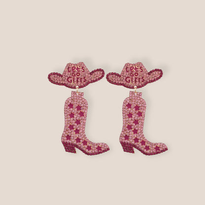 COWBOY ROZE OORBEL
